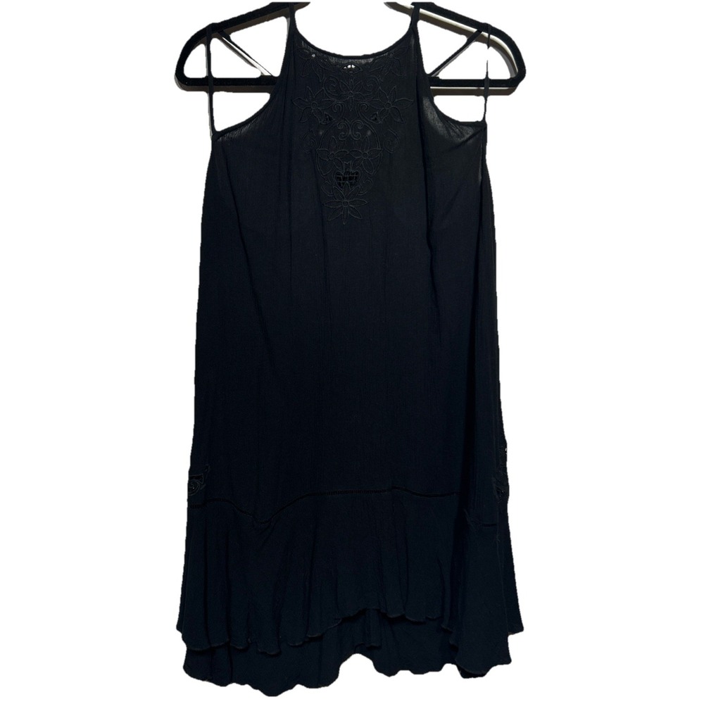 Free‎ People Intimately Free Boho Embroidered Tank Slip Dress Size Large